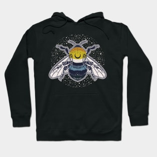 Aroace Bee Proud LGBT Asexual Aromantic Pride Flag Hoodie